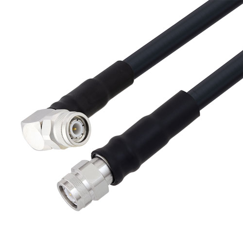 Low Loss RA TNC Male to TNC Male Cable LMR-400-UF Coax With Times Microwave Components Fairview Microwave FMCA3251