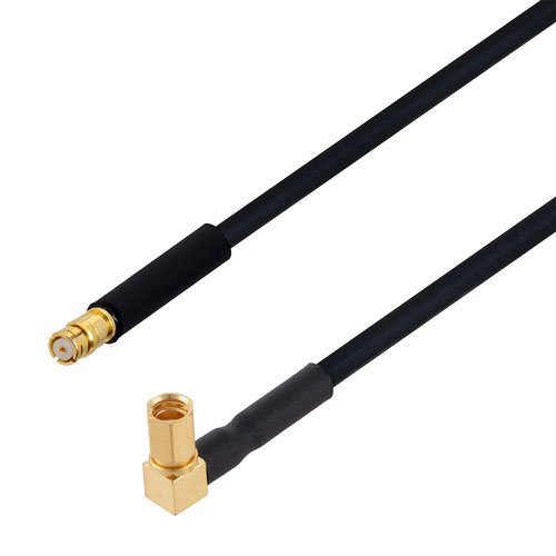 SMP Female to RA SSMC Plug Cable FM-SR086TBJ Coax in 6 Inch Fairview Microwave FMCA3264-6