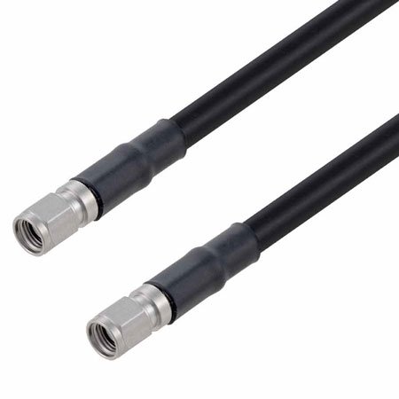 Low Loss RP SMA Plug to RP SMA Plug Cable TCOM-240 Coax in 12 Inch with Times Microwave Components Fairview Microwave FMCA3276-12