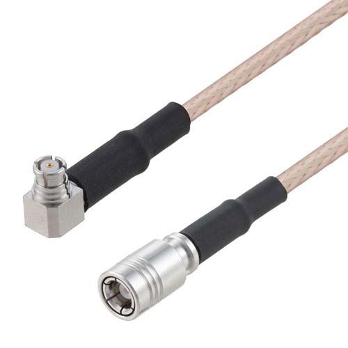 SMP Plug Right Angle to SMB Plug using RG316 Coax Cable in 24 Inches Fairview Microwave FMCA9862-24