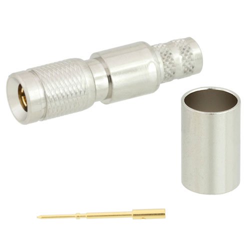 75 Ohm 1.0/2.3 Plug (Male) Push-On Connector For RG6-CATV Cable, Crimp/Crimp Fairview Microwave FMCN1118