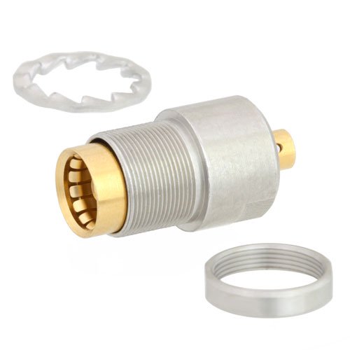 BMA Jack (Female) Bulkhead Slide-On Connector For RG405, .086 SR, RG405 Tinned Cable, Solder Fairview Microwave FMCN1208