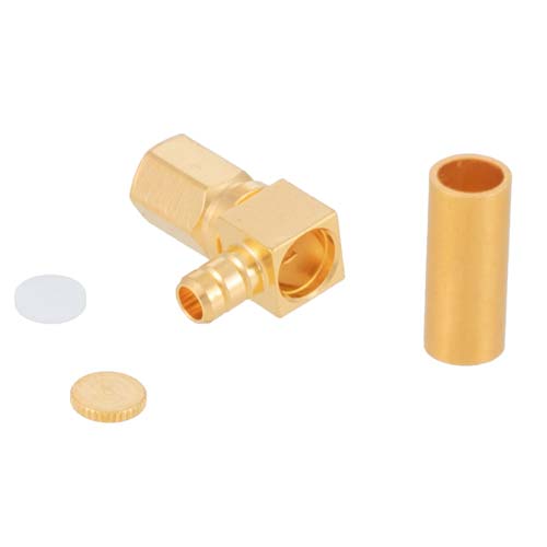 RA SSMC Plug Connector Crimp/Solder Attachment for RG316-DS, RG188-DS Cable Fairview Microwave FMCN1298