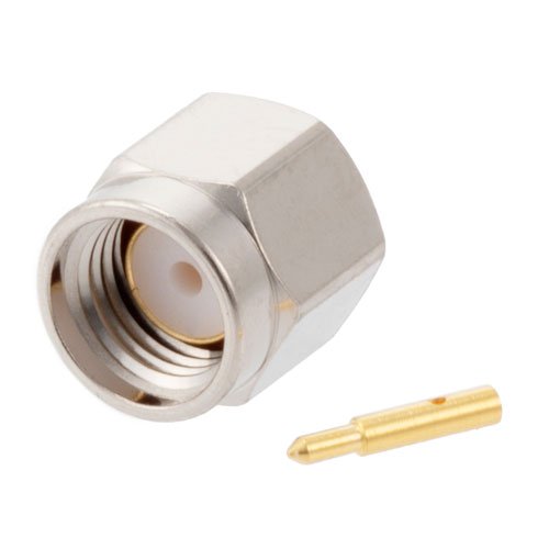 SMA Male (Plug) Connector for RG402, RG402 Tinned, .141 SR Cable, Solder Fairview Microwave FMCN1587