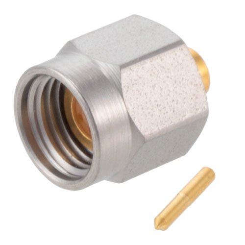 2.92mm Male Connector Solder Attachment for RG405, RG405 Tinned, .086 SR Cable Fairview Microwave FMCN1606