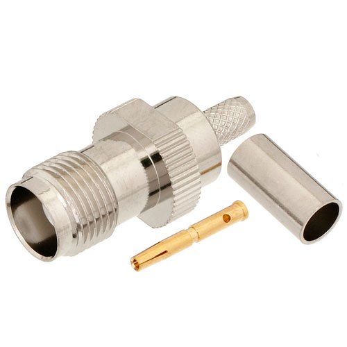 TNC Female Connector Crimp/Solder Attachment for RG55, RG142, RG223, RG400 Fairview Microwave FMCN1752