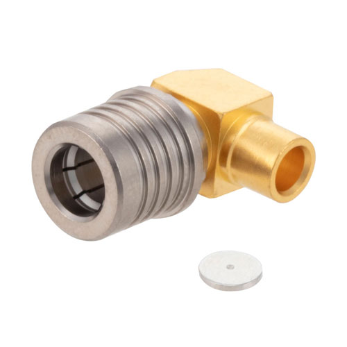 QMA Male Right Angle Connector Solder Attachment for FM-SR141ALTN, FM-SR141TB, FM-SR141TBJ, FM-SR141CUTN, RG402 Fairview Microwave FMCN1889