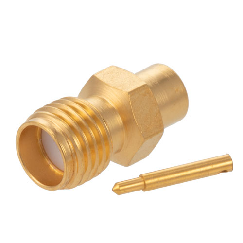 RP SMA Female Connector Solder Attachment For FM-SR141ALTN, FM-SR141TB, RG402 Fairview Microwave FMCN1907