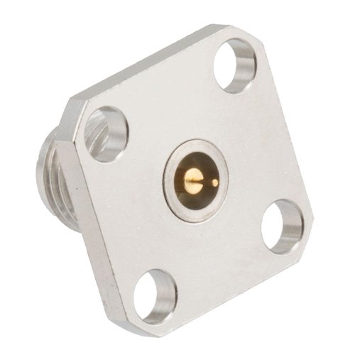 2.92mm Female (Jack) 4 hole 0.5 inches SQ with Round Contact 40GHz VSWR1.2, 0.012 inches Diameter Pin and 0.059 inches Pin Length Fairview Microwave FMCN45928