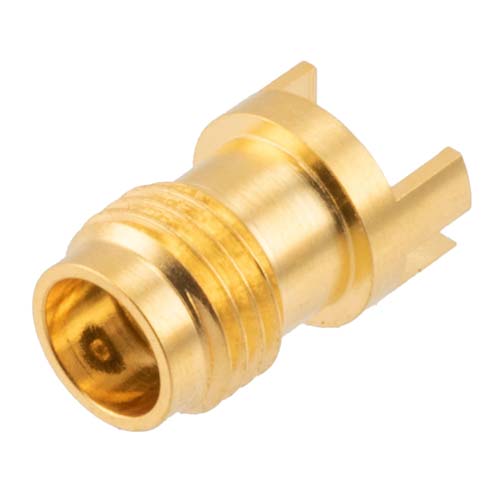 1.85mm Female (Jack) PCB Mount with Round Contact 67GHz VSWR1.3,  0.068 inches End Launch  PCB Connector Fairview Microwave FMCN45943