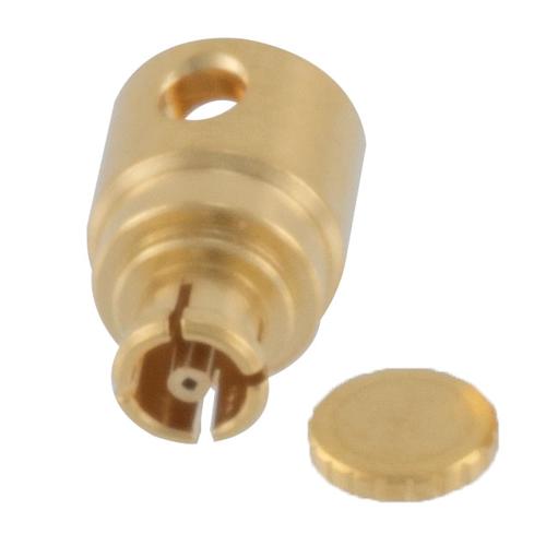 RA Mini SMP Female Connector Solder Attachment for FM-SR047ALTN-COIL, FM-SR047CU-COIL, FM-SR047CUTN-COIL, .047 Semi-Rigid Cable Fairview Microwave FMCN51283