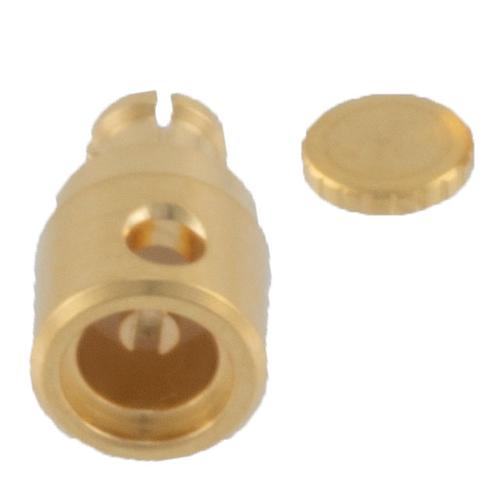 RA Mini SMP Female Connector Solder Attachment for FM-SR047ALTN-COIL, FM-SR047CU-COIL, FM-SR047CUTN-COIL, .047 Semi-Rigid Cable Fairview Microwave FMCN51283