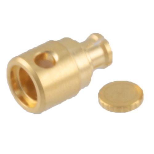 RA Mini SMP Female Connector Solder Attachment for FM-SR047ALTN-COIL, FM-SR047CU-COIL, FM-SR047CUTN-COIL, .047 Semi-Rigid Cable Fairview Microwave FMCN51283