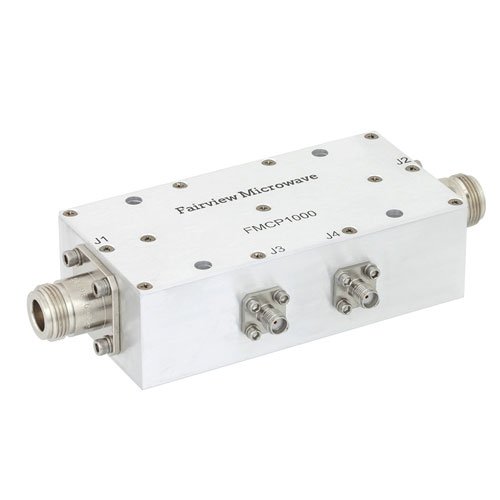 N Dual Directional Coupler 50 dB 30 MHz Rated to 2500 Watts Fairview Microwave FMCP1000