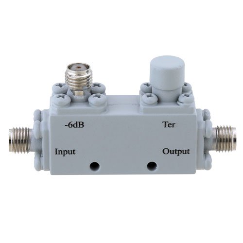 SMA Directional Coupler 6 dB 4 GHz to 18 GHz Rated to 50 Watts Fairview Microwave FMCP1100