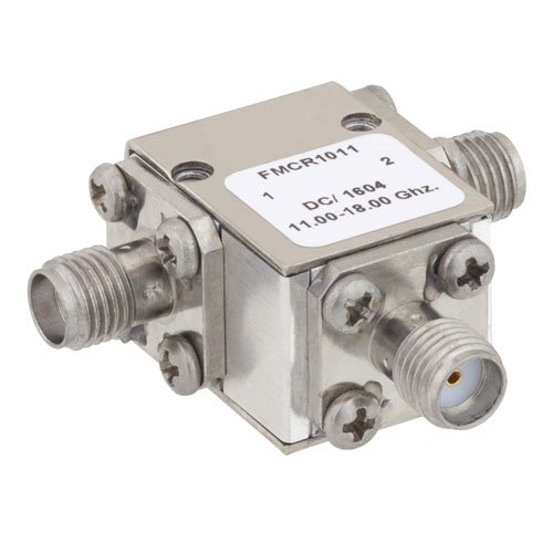 High Power Circulator SMA Female With 20 dB Isolation From 11 GHz to 18 GHz Rated to 50 Watts Fairview Microwave FMCR1011