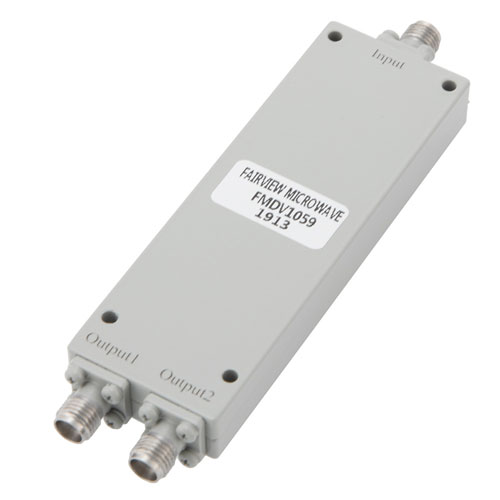 2 Way Power Divider 2.92mm Interface from 1 GHz to 40 GHz Rated at 20 Watts Fairview Microwave FMDV1059