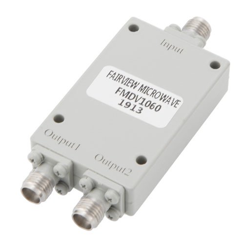 2 Way Power Divider 2.92mm Interface from 2 GHz to 40 GHz Rated at 20 Watts Fairview Microwave FMDV1060