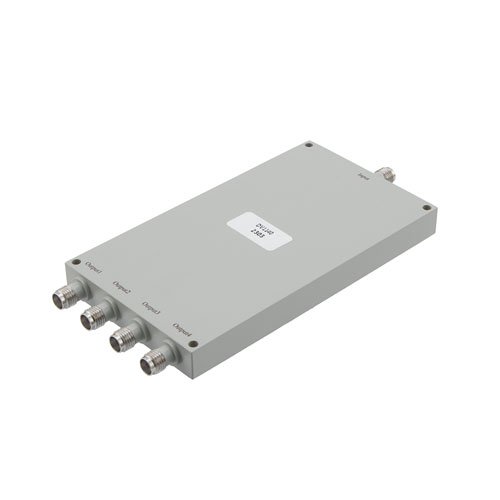 4 Way SMA Power Divider From 0.5 GHz to 6 GHz Rated at 30 Watts Fairview Microwave FMDV1140