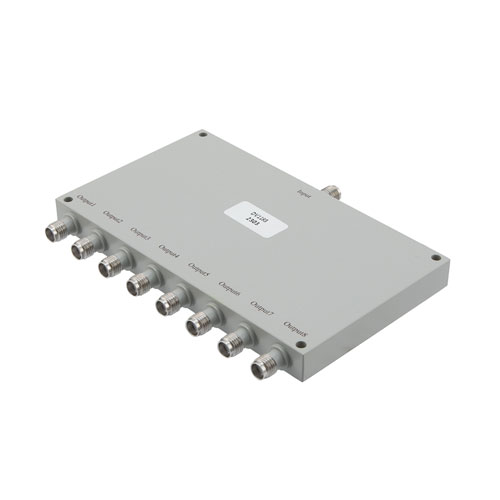 8 Way Power Divider SMA Connectors From 2 GHz to 4 GHz Rated at 30 Watts Fairview Microwave FMDV1183