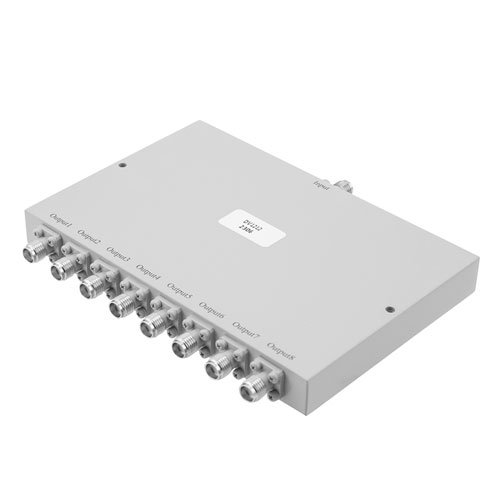 8 way Power Divider SMA Connectors from 500 MHz to 1000 MHz Rated at 30 Watts Fairview Microwave FMDV1212