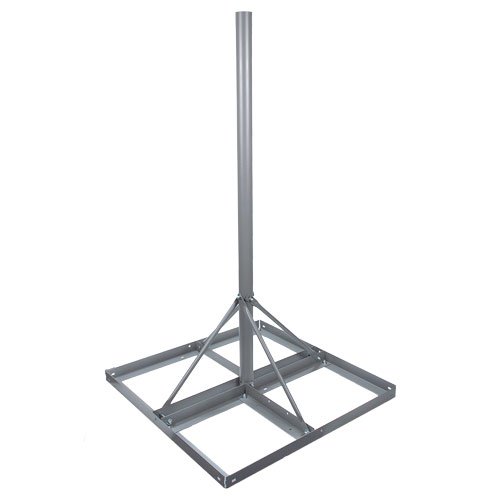 Non-Penetrating Antenna Flat Roof Mount, 1-pole Version, 60-inch Mast, Galvanized Steel with Powder Coating Fairview Microwave FMFRM1