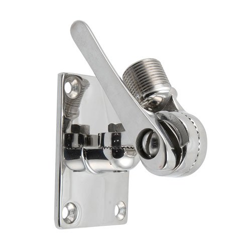 Dual Swivel Rachet Style Marine Antenna Mount, Anti Corrosion Stainless Steel, 1"-14 Male Threads Fairview Microwave FMMARRM02