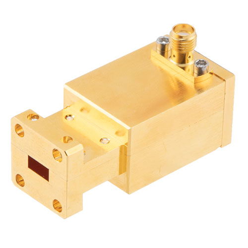 WR-28 Waveguide Power Detector, Ka Band, 26.5 GHz to 40 GHz, Positive Output Voltage Polarity, UG-599/U Flange Fairview Microwave FMMT3007