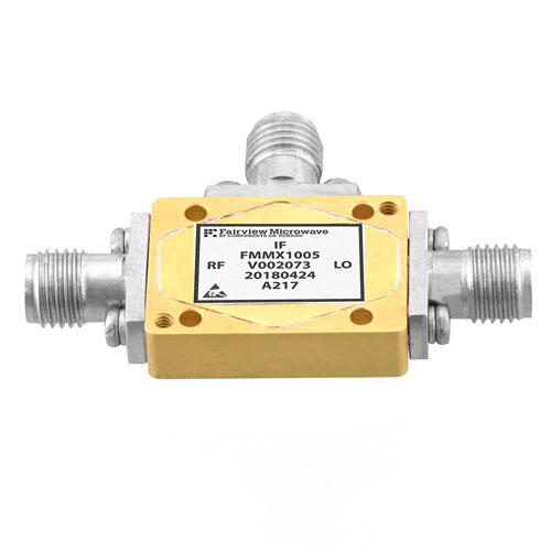 Field Replaceable SMA Mixer from 2 GHz to 18 GHz with an IF Range from 1 GHz to 6 GHz and LO Power of +10 dBm Fairview Microwave FMMX1005