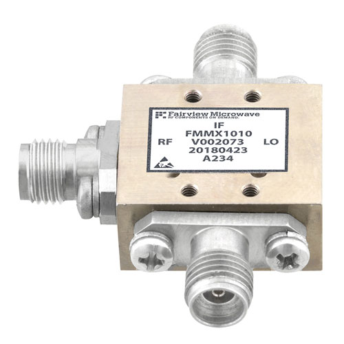 Field Replaceable 2.92mm Mixer from 24 GHz to 40 GHz with an IF Range from DC to 18 GHz and LO Power of +13 dBm Fairview Microwave FMMX1010