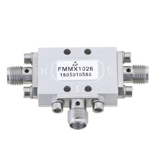 SMA Mixer from 2.25 GHz to 18 GHz with an IF Range from DC to 3 GHz and LO Power of +13 dBm Fairview Microwave FMMX1026