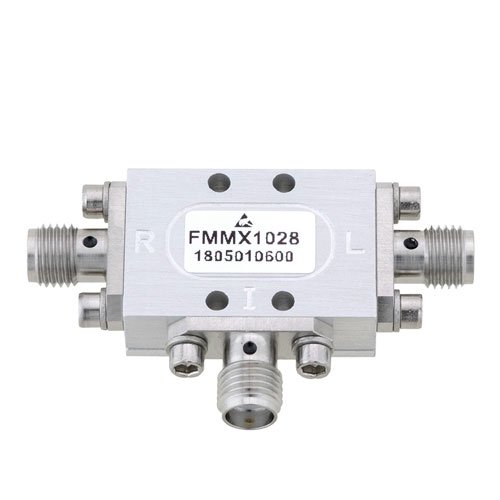 SMA Mixer from 6 GHz to 26 GHz with an IF Range from DC to 8 GHz and LO Power of +13 dBm Fairview Microwave FMMX1028