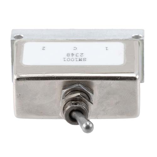 Manual SPDT Toggle Switch from DC to 18 GHz, SMA Female, and Rated to 40 Watts Fairview Microwave FMSM1001