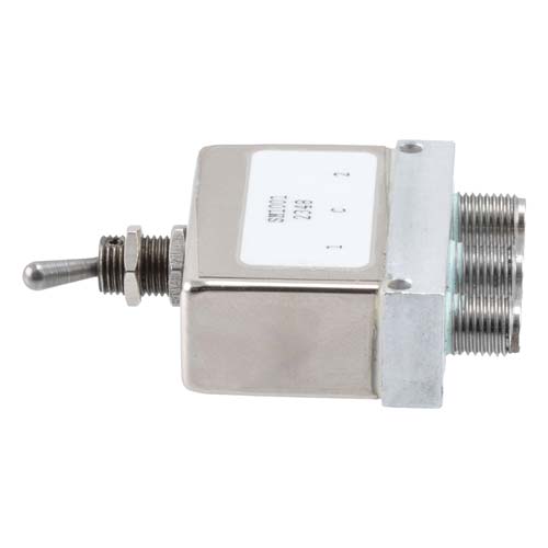 Manual SPDT Toggle Switch from DC to 18 GHz, SMA Female, and Rated to 40 Watts Fairview Microwave FMSM1001