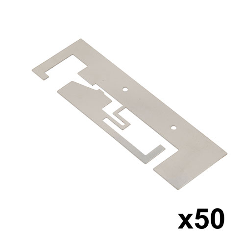 2400-2500 / 4900-5825 MHz, 3.5/5 dBi, Stamped Metal AP/Router Embedded Antenna-50 Pack Fairview Microwave FMSMA1001-50PK