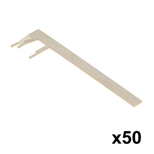 2400-2500 MHz, 2 dBi, Stamped Metal AP/Router Embedded Antenna-50 Pack Fairview Microwave FMSMA1002-50PK