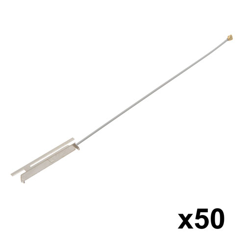 2400-25000/ 5150-5825 MHz, 3.15/6.52 dBi, Stamped Metal AP/Router Embedded Antenna With IPEX Connector-50 Pack Fairview Microwave FMSMA1006-50PK