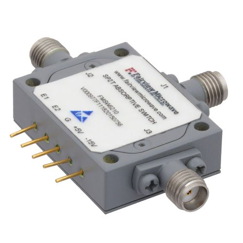 High Power SMA PIN Diode Switch SPDT From 500 MHz to 18 GHz Rated at +20 dBm Fairview Microwave FMSW6210