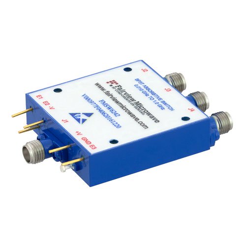 High Power Field Replaceable SMA SP3T PIN Diode Switch Absorptive From 10 MHz to 1,000 MHz Rated at +20 dBm Fairview Microwave FMSW6242