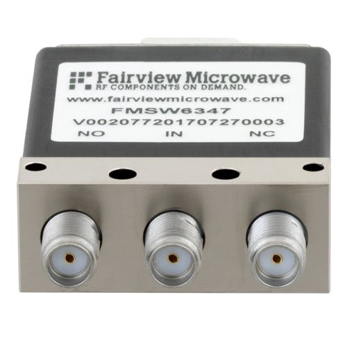 SPDT Failsafe DC to 18 GHz Electro-Mechanical Relay Switch, up to 90W, 12V, SMA Fairview Microwave FMSW6347