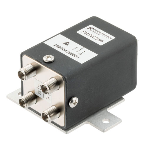 Transfer, Electromechanical Relay Latching Switch, DC to 43 GHz, 28VDC, Indicators, TTL, Diodes, Self Cut-Off, Solder Terminals, 2.92mm Fairview Microwave FMSW7299