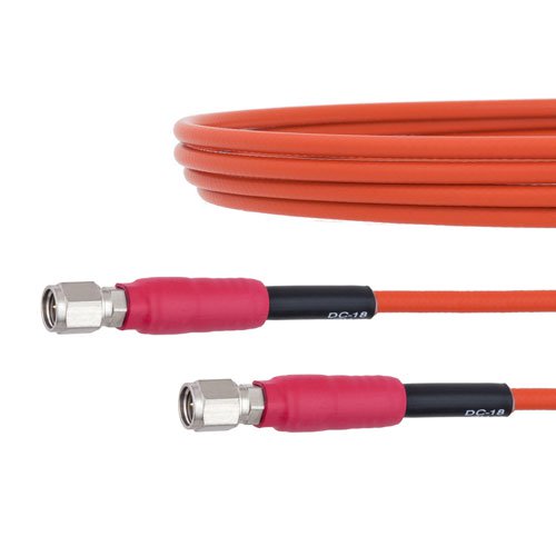 Precision SMA Male to SMA Male Phase Stable Cable .90 Coax in 48 Inch with LF Solder Fairview Microwave FMTC301-48