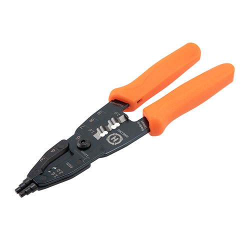 Cable Stripper and cutter, 2-core stripping and winder (diameters 4mm, 5mm and 6mm) for 1.6mm/2.0mm VVF cable Fairview Microwave FMTL5204