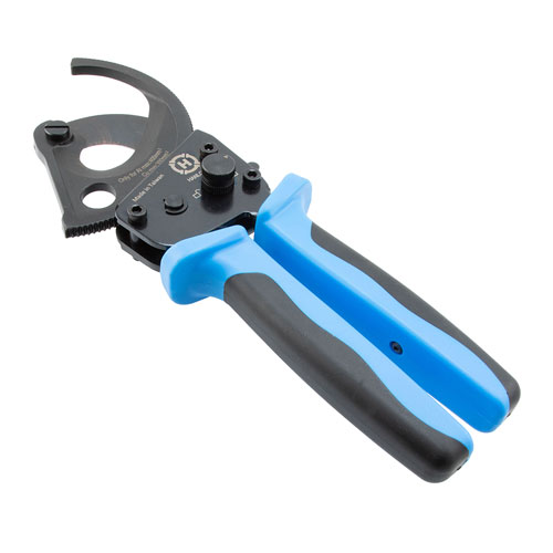 Ratchet Cable Cutter for Copper/Aluminum cable, 1-3/4 inch diameter max, Low-Force Fairview Microwave FMTL5218