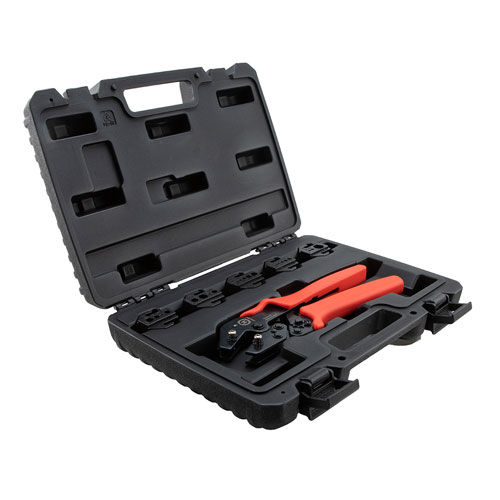 Crimp Tool Kit with .042", .043", .068", .078", .100", .128", .137", .151", .178", .213",.255", .256", .429" Hex Sizes Fairview Microwave FMTL5224