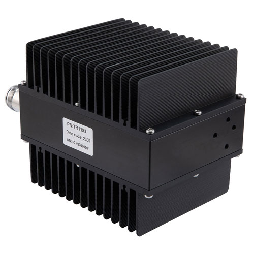 4.3-10 Female (Jack) Termination (Load) 100 Watts, 0.4 GHz to 6 GHz, Low PIM Black Anodized Aluminum Fairview Microwave FMTR1153