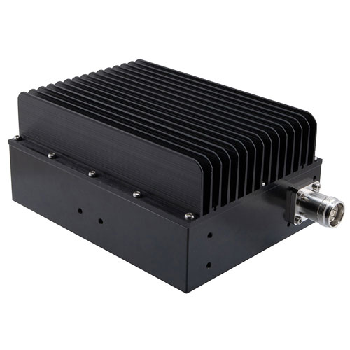 4.3-10 Female (Jack) Termination (Load) 200 Watts, 0.4 GHz to 6 GHz, Low PIM Black Anodized Aluminum Fairview Microwave FMTR1155