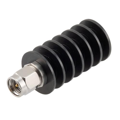 SMA Male (Plug) Termination (Load) 10 Watts to 26.5 GHz, Black Anodized Aluminum Body, 1.30:1 VSWR Fairview Microwave FMTR1165