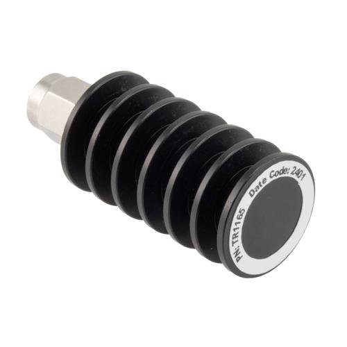 SMA Male (Plug) Termination (Load) 10 Watts to 26.5 GHz, Black Anodized Aluminum Body, 1.30:1 VSWR Fairview Microwave FMTR1165