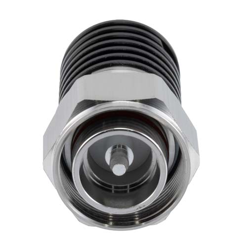 4.3-10 Male (Plug) Termination (Load) 5 Watts, DC to 6 GHz, Black Anodized Aluminum Fairview Microwave FMTR1181